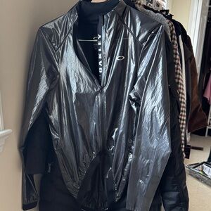 Oakley Metallic Gray Rain/  Windbreaker